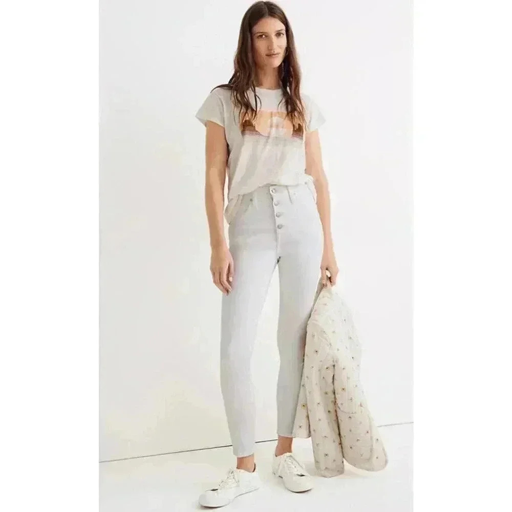 Madewell 10" High-Rise Skinny Crop Jeans Size‎ 30